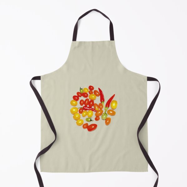 Item preview, Colorful organic cherry tomatoes and hot peppers designed and sold by mariya-ivanova.