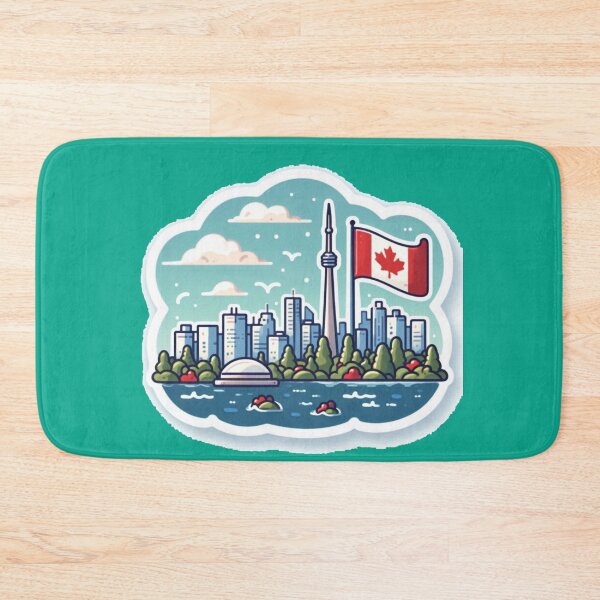 Item preview,  Kennedy Toronto Skyline & Nature | Cute Canada Sticker Design ,  designed and sold by PaintMeWorld.