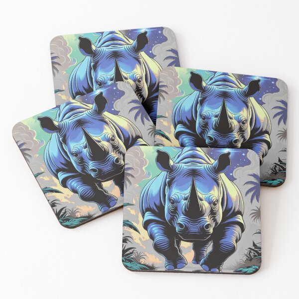 Item preview, Rhinoceros - wildlife designed and sold by agamilion.