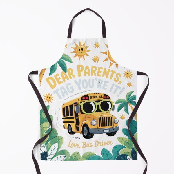 Artikelvorschau, Liebe Eltern, ihr seid dran! – Lustiges Schulbusfahrer Sommershirt entworfen und verkauft von COWELLM.