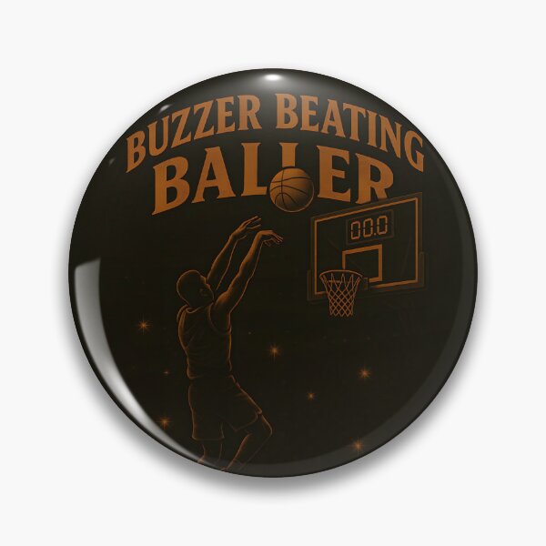 Item preview, Buzzer Beating Baller | Last Minute Wins designed and sold by Chaotic Good Mood Designs.