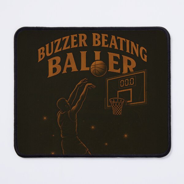 Item preview, Buzzer Beating Baller | Last Minute Wins designed and sold by Chaotic Good Mood Designs.