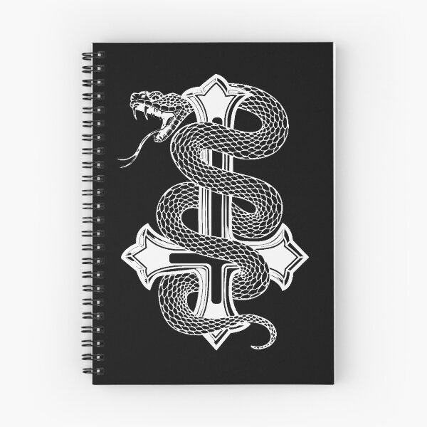 Item preview, Upside-Down Cross Serpent designed and sold by Cult of Graphix.