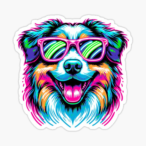 Item preview, Light Up the Night- Australian Shepherd designed and sold by BuchitosCorner.