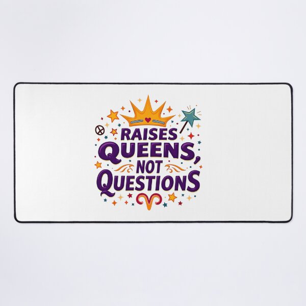 Item preview, Raises Queens Not Questions - Bold Girl Dad Statement designed and sold by Taans-Creation.