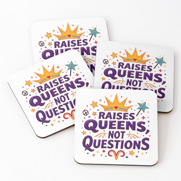 Item preview, Raises Queens Not Questions - Bold Girl Dad Statement designed and sold by Taans-Creation.