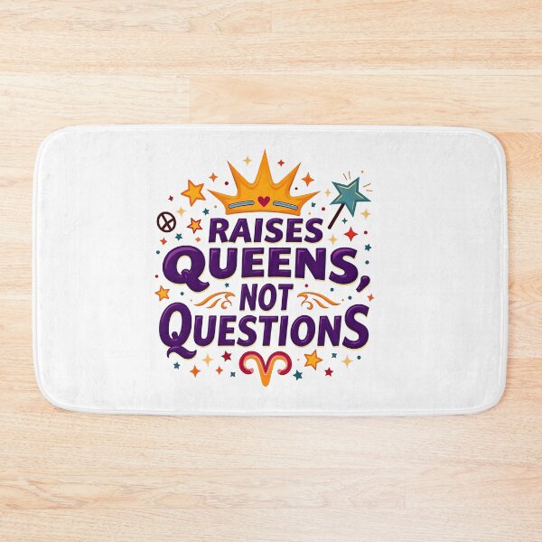 Item preview, Raises Queens Not Questions - Bold Girl Dad Statement designed and sold by Taans-Creation.