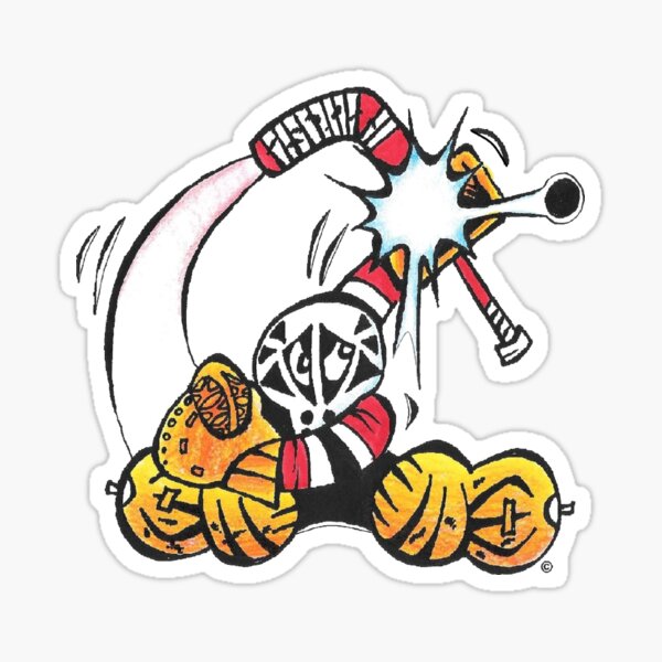Small Saves Hockey Goalie Great Blocker Save Sticker