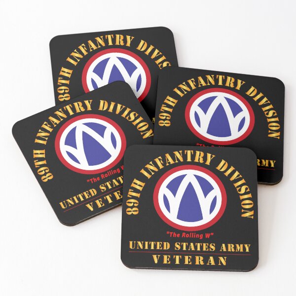 Item preview, Army - SSI - 89th Infantry Division - The Rolling W - US Army Veteran X 300 designed and sold by Military Insignia Products.