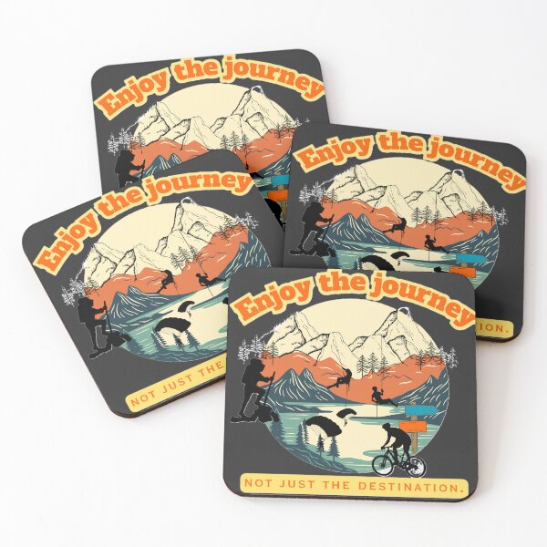 Item preview, Enjoy the journey, not just the destination. designed and sold by Chellie's A&D .