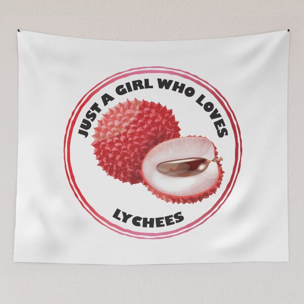 Item preview, Just A Girl Who Loves Lychees designed and sold by bolimj.