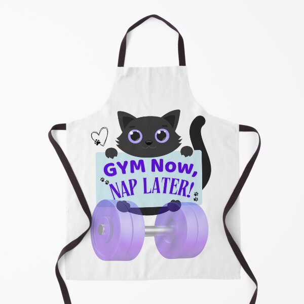 Item preview, Gym Now, Nap Later – Fitness Cat Motivation Design designed and sold by Gatto Rosa Art.