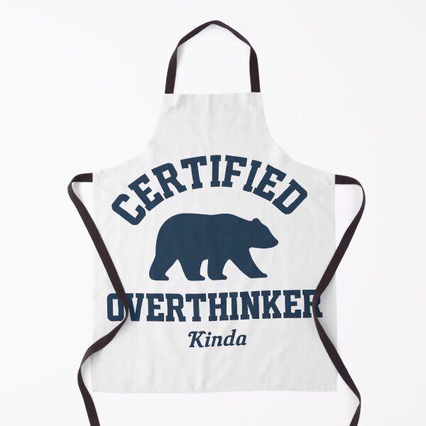 Item preview, Certified Overthinker – Funny Relatable Mental Health Design designed and sold by TheCreativeVLT.
