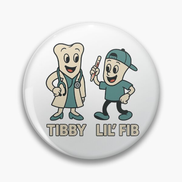 Item preview, "Tibby & Lil' Fib – Medical Duo" designed and sold by F-B-F.
