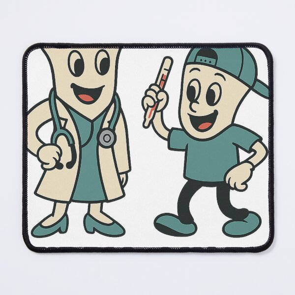 Item preview, "Tibby & Lil' Fib – Medical Duo" designed and sold by F-B-F.