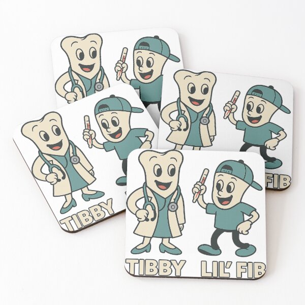 Item preview, "Tibby & Lil' Fib – Medical Duo" designed and sold by F-B-F.