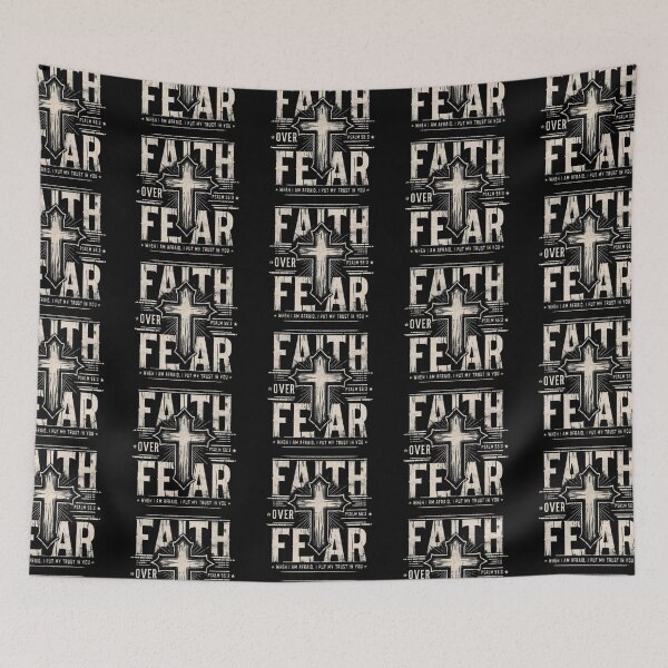 Item preview, Faith over fear art  designed and sold by Slickskillz11.