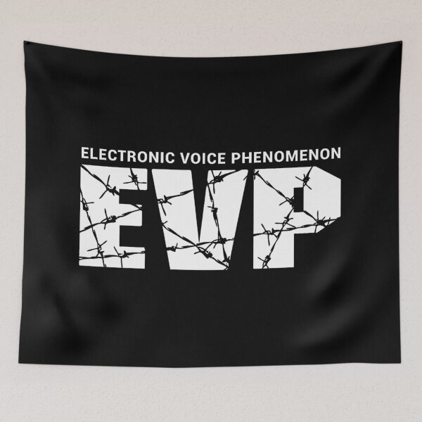 Item preview, EVP electronic voice phenomenon inspired by ECW logo designed and sold by KILLIGREW-JACK.