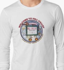 Welcome to Hill Valley - Sky Way Billboard Long Sleeve T-Shirt