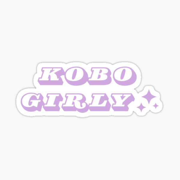 Artikel-Vorschau von Kobo Girly, E-Reader-Bücherwurm, designt und verkauft von nollias.