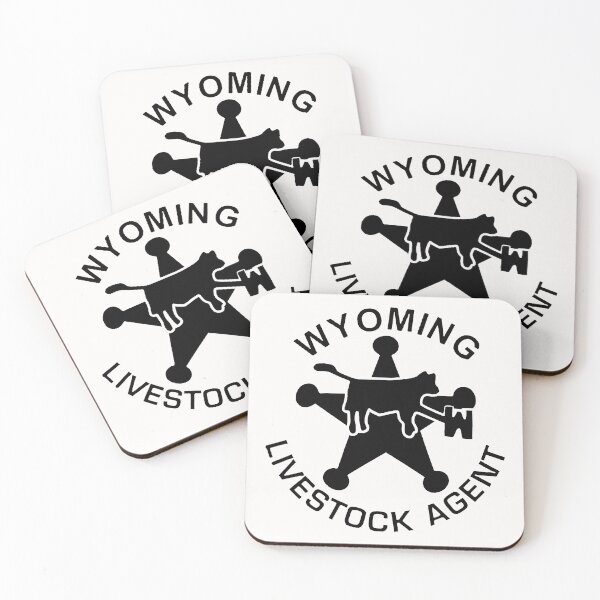 Item preview, LiveStock Agent; Wyoming; designed and sold by StickerApe.