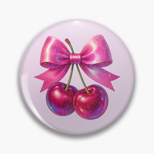 Item preview, Radiant Pink Cherries – A Sweet Delight designed and sold by AwesomeBeyondLimits.
