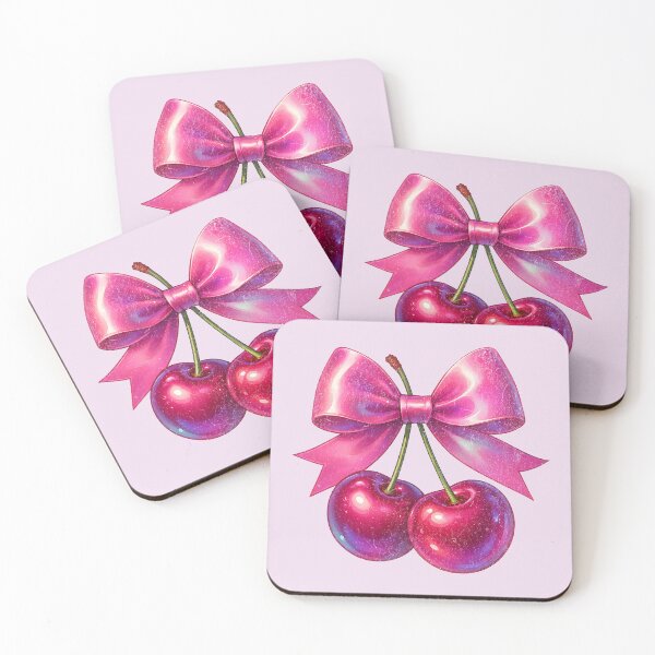 Item preview, Radiant Pink Cherries – A Sweet Delight designed and sold by AwesomeBeyondLimits.