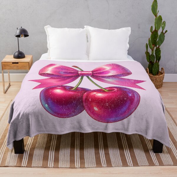 Item preview, Radiant Pink Cherries – A Sweet Delight designed and sold by AwesomeBeyondLimits.