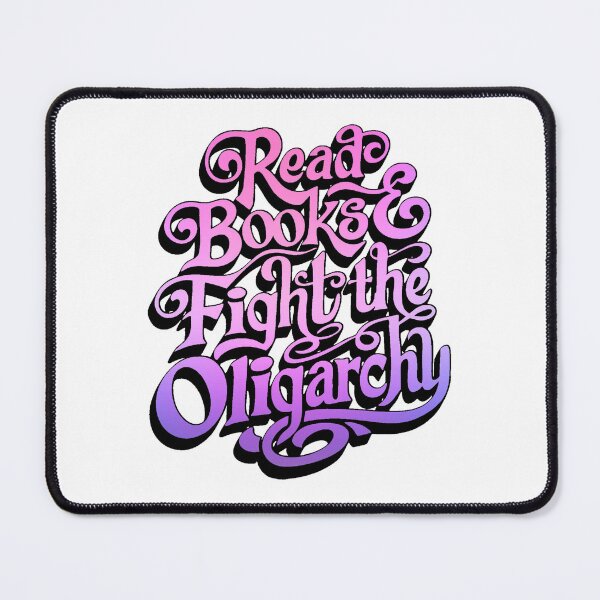 Item preview, Read books and fight the oligarchy sticker designed and sold by baranskini.
