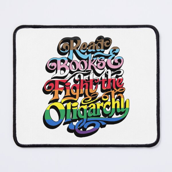 Item preview, Read books and fight the oligarchy sticker designed and sold by baranskini.