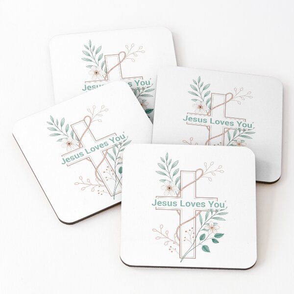 Item preview, Jesus Loves You, Bible Verse, His Grace is Enough designed and sold by LeeLooUA.