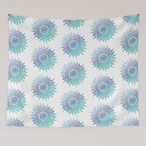 Item preview, Blue Gradient Mandala  designed and sold by adjsr.