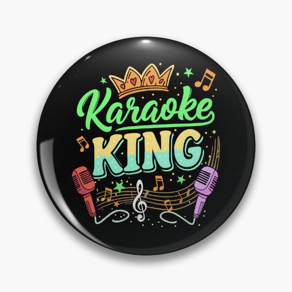 Item preview, Karaoke King Music Lover Design designed and sold by Text2tee.