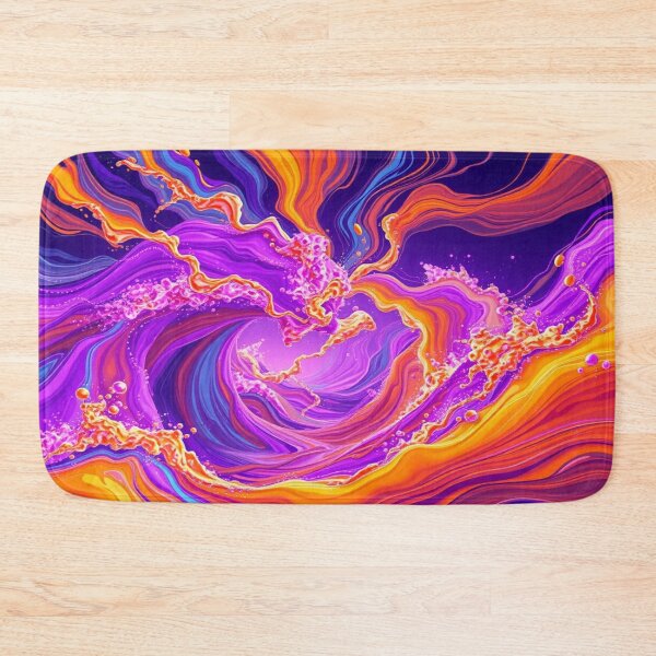 Item preview, Vibrant Abstract Dreamscape – Flood of colors meets dynamic forms in surreal harmony designed and sold by FotoworldEdel.