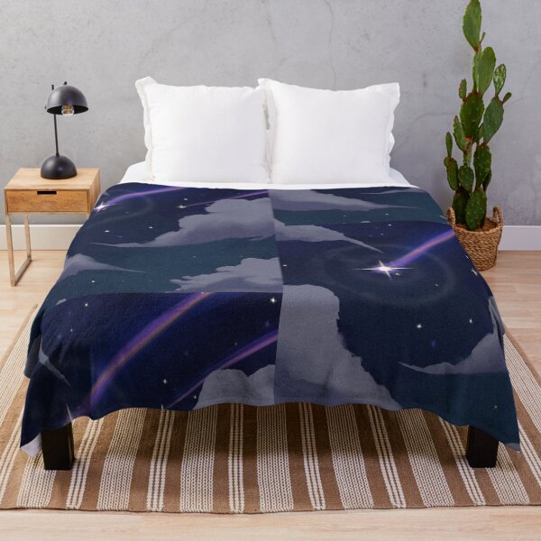 Item preview, Starlit Wishes – Shooting Star in a Dreamy Night Sky designed and sold by ChillVibes04.