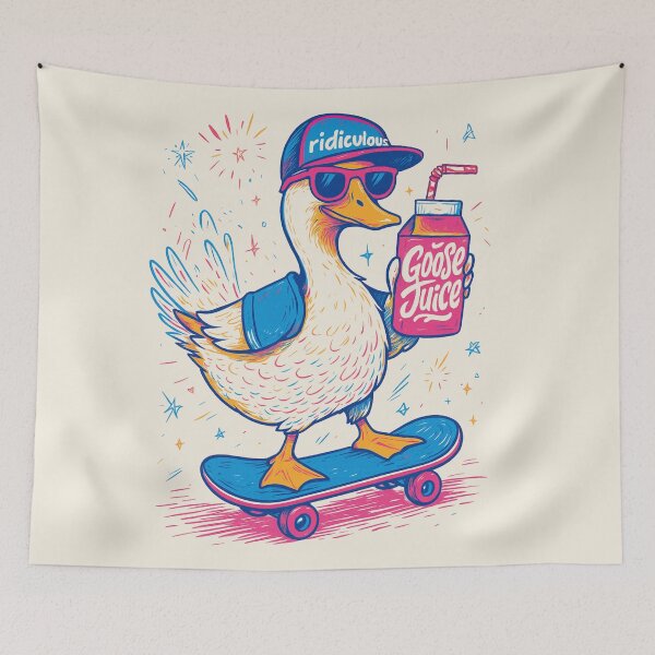 Item preview, Silly Goose on the Loose with the Juice | Cool Skateboarding Shenanigans designed and sold by Envision Designs.