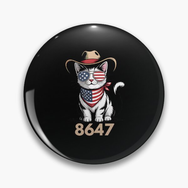 Item preview, 8647 Subtle Anti Trump 86 47 Cat , Cat Lovers designed and sold by kawaiivsglitch.