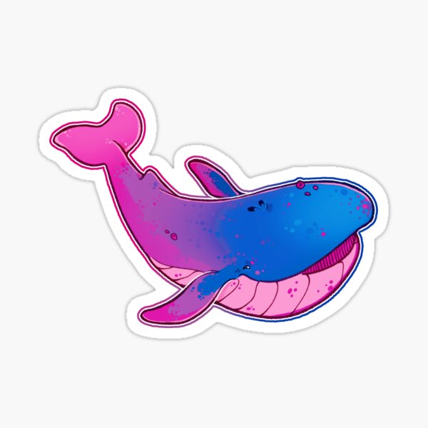 Item preview, Bisexual Blue Whale (Dawgfeesh) designed and sold by Dawgfeesh.