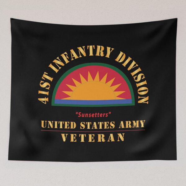 Item preview, Army - SSI - 41st Infantry Division - Sunsetters - US Army Veteran X 300 designed and sold by Military Insignia Products.