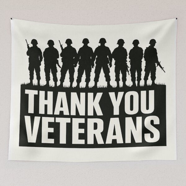 Item preview, Veterans Day Gift - Memorial Day Gift - Thank You Veterans designed and sold by Galvanized.