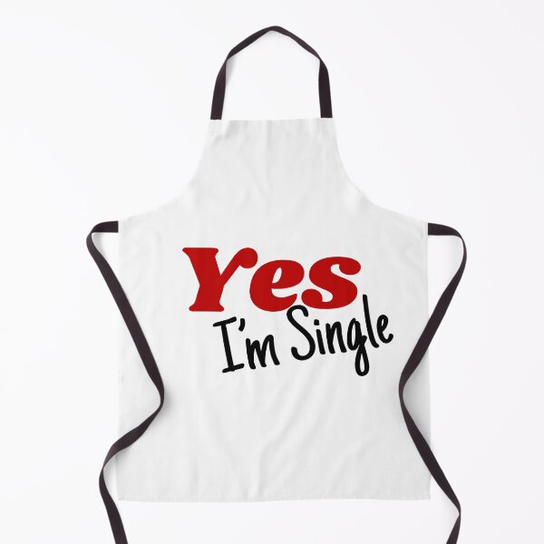 Item preview, Yes, I'm Single – Funny Bold Quote Design designed and sold by JustSingleMe.