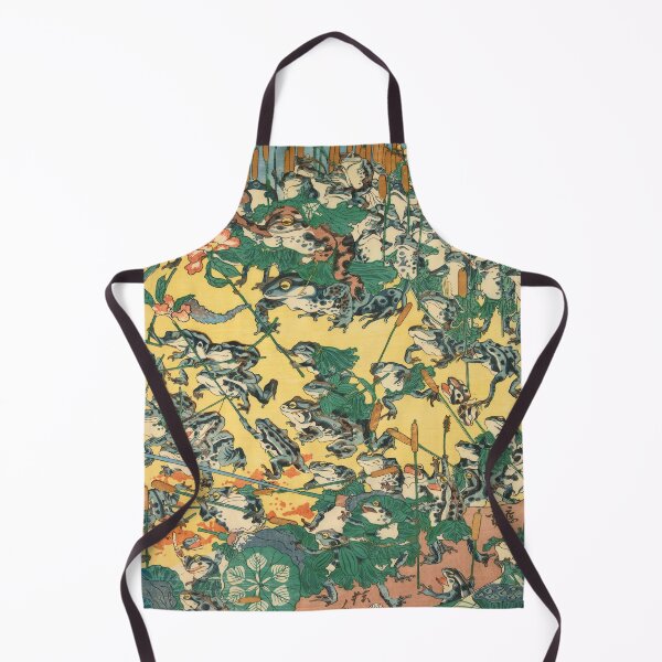 Item preview, Fashionable Battle of Frogs by Kawanabe Kyosai 1864 designed and sold by Onodera.