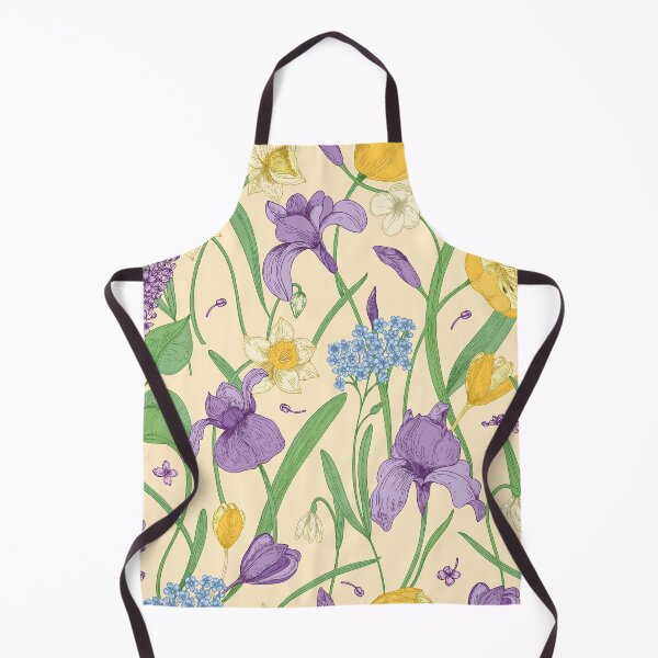 Item preview, Botanical Art - Spring Flower Gallery - Vintage Floral Garden - Cottagecore Pattern designed and sold by Jackie.Bloom.