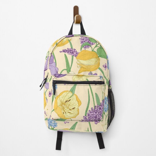 Item preview, Botanical Art - Spring Flower Gallery - Vintage Floral Garden - Cottagecore Pattern designed and sold by Jackie.Bloom.