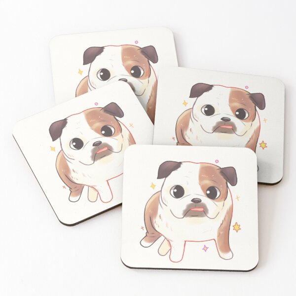 Item preview, cute bulldog designed and sold by Mayarartsy.