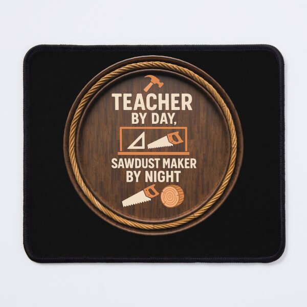 Item preview, Teacher By Day, Woodworker By Night - Funny Woodworking Teacher Dad designed and sold by PeteLawliiet.