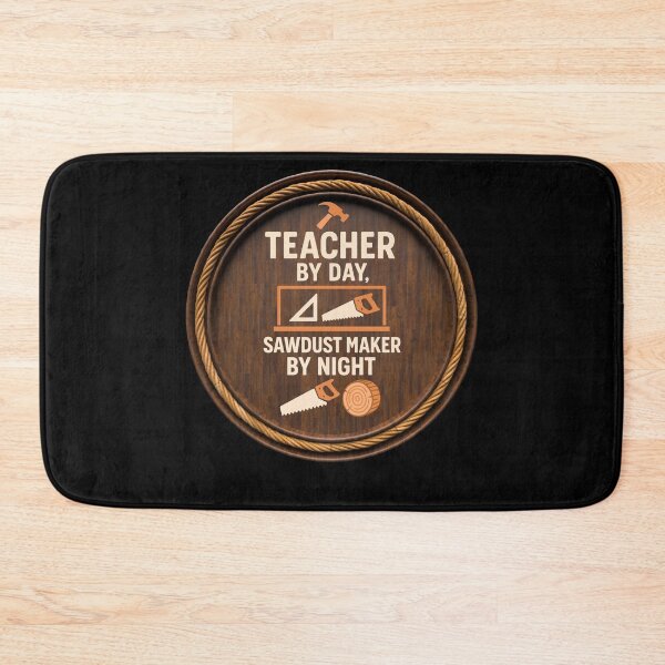 Item preview, Teacher By Day, Woodworker By Night - Funny Woodworking Teacher Dad designed and sold by PeteLawliiet.