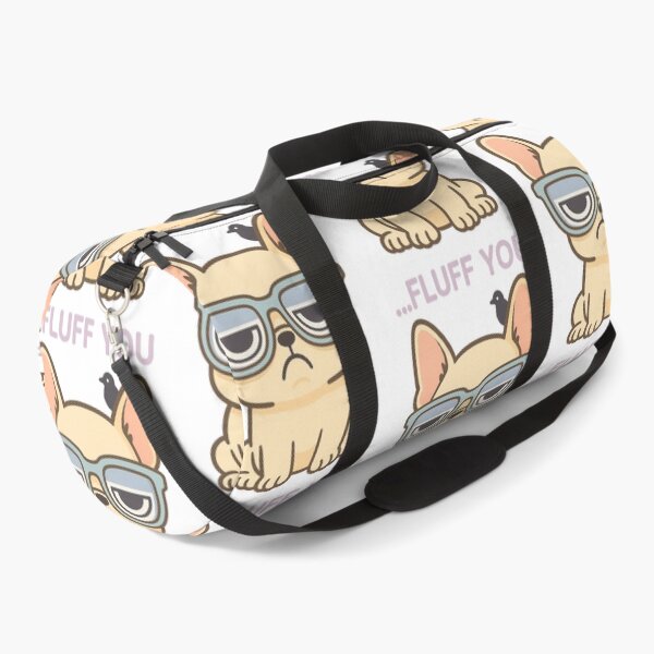 Item preview, Grumpy French Bulldog in Sunglasses – Funny "...Fluff You" Cartoon designed and sold by Asbiell.