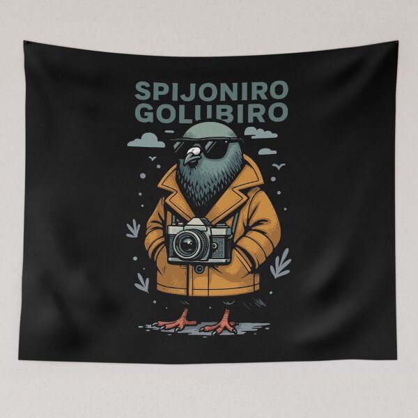 Item preview, Spijuniro Golubiro Italian Brainrot Memes Dark designed and sold by Sitchko.
