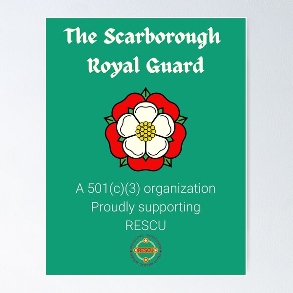 Item preview, The OFFICIAL design for the Scarborough Royal Guard designed and sold by ScarbyGuard.